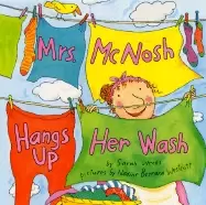 Image of mrs mcnosh hangs up her wash