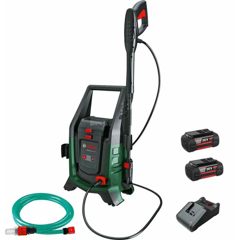 Image of Bosch UNIVERSALAQUATAK 36V-100 36v Cordless Pressure Washer and Priming Kit 2 x 6ah Li-ion Battery Charger UNIVERSALAQUATAK 36V-100