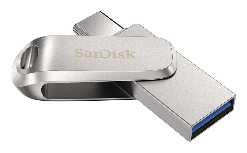 Image of SanDisk SanDisk Ultra Dual Drive Luxe USB flash drive 2 TB USB Type-A / USB Type-C 3.2 Gen 1 (3.1 Gen 1) Silver SDDDC4-2T00-G46