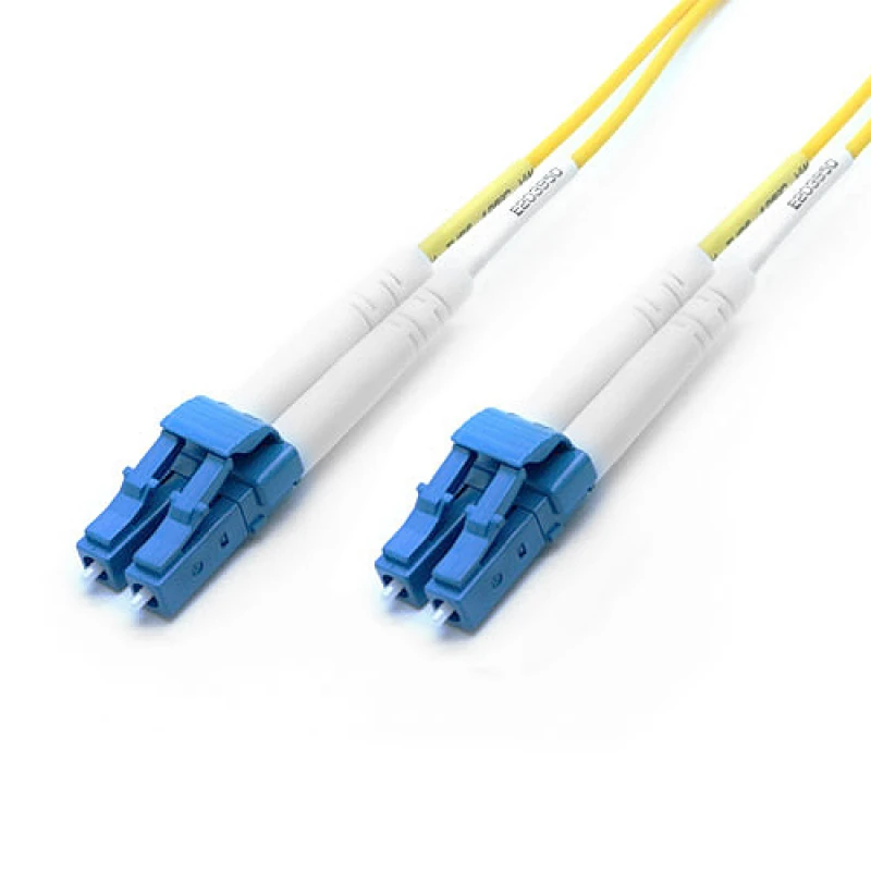 Image of Cablenet 5m OS2 9/125 LC-LC Duplex Yellow LSOH 1.8mm Minizip Fibre Pat