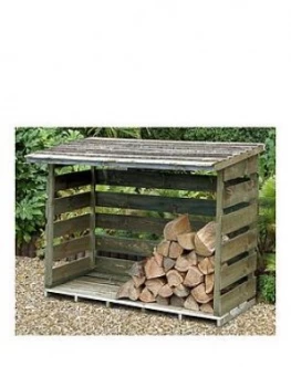 image of Forest 6X3 Overlap Pressure Treated Double Log Store