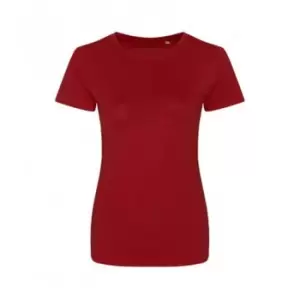 image of Ecologie Womens/Ladies Organic Cascades T-Shirt (M) (Fire Red)