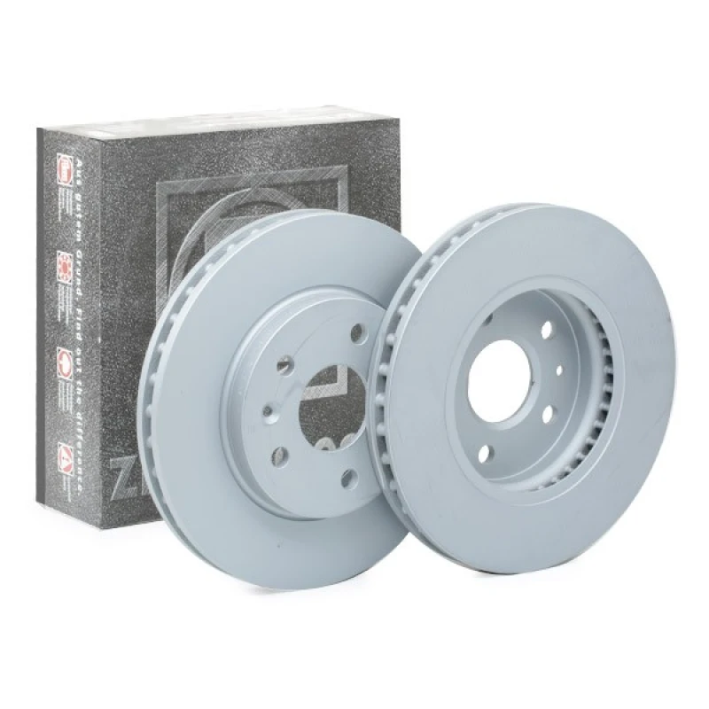 Image of ZIMMERMANN 430.2614.20 Brake disc Front Axle, internally vented, Coated, High-carbon Brake Disc (82)
