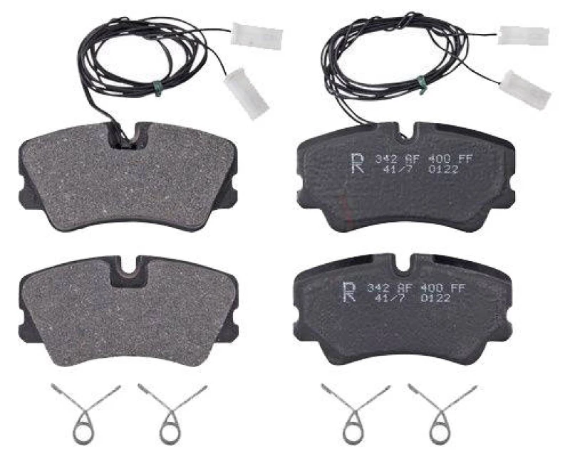 Image of A.B.S. 36592 Brake pad set with integrated wear sensor Brake Pad Set,disc brake (402)