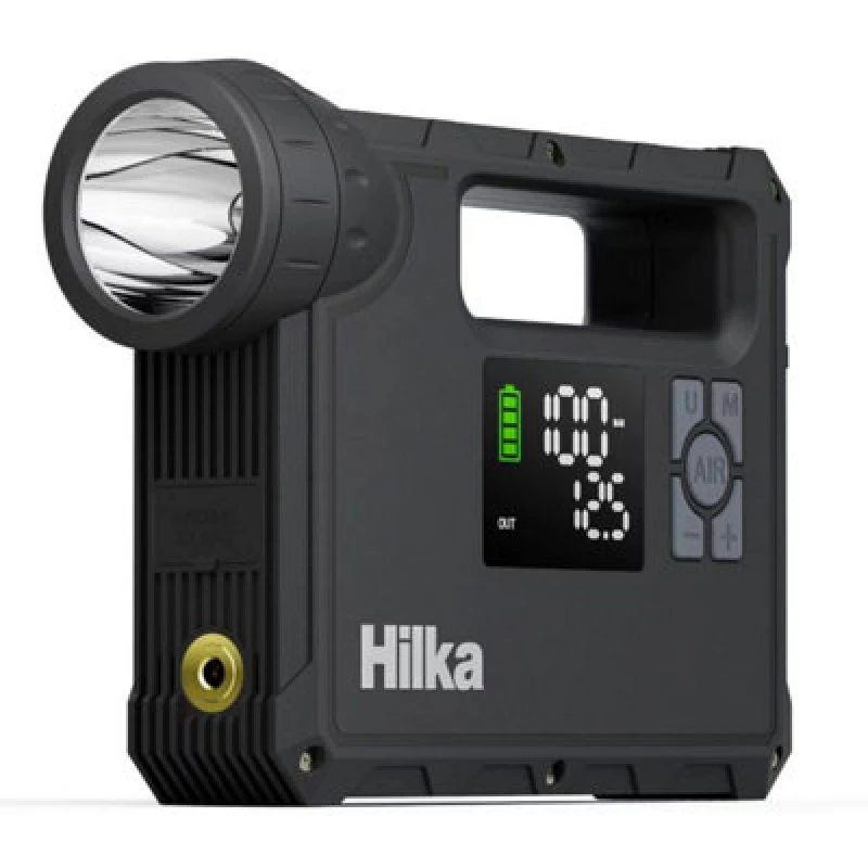 Image of Hilka 800 Amp Jump Starter, Tyre Inflator & Power Bank, Grey 83850800