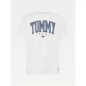 Image of Tommy Jeans Collegiate T Shirt - Beige