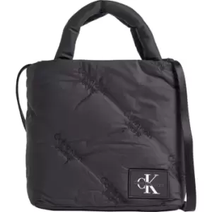 image of Calvin Klein Jeans Puffy Aop Ns Crossbody TOTE23 - Black