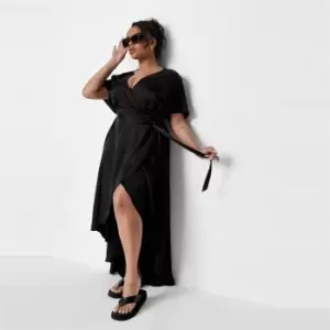 image of Missguided Plus Size Dress - Black