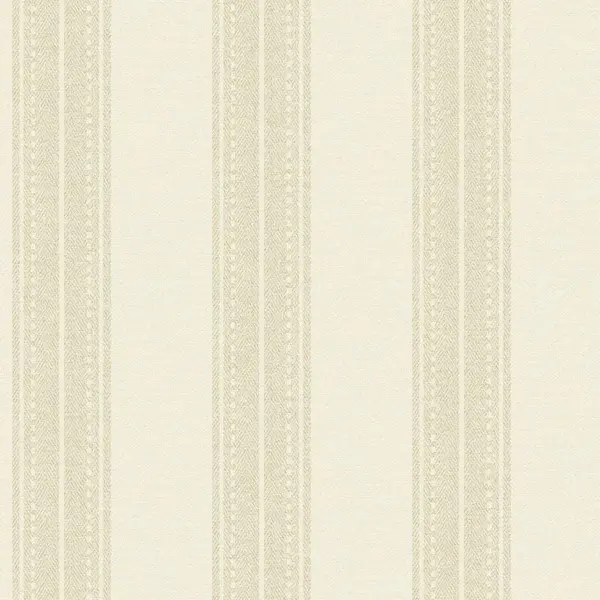 image of YOL YOL - Beige Linen Stripe Wallpaper Holden Decor Cream Material Effect Modern WL-13650