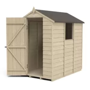 Image of Forest Overlap 6 x 4ft Pressure Treated Apex Shed