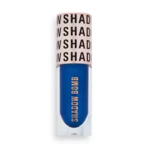 image of Makeup Revolution Shadow Bomb Cream Eyeshadow 4.6ml (Various Shades) - Dynamic Blue