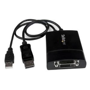 Image of Startech DP to DVI Active Adapter Converter 8STDP2DVID2