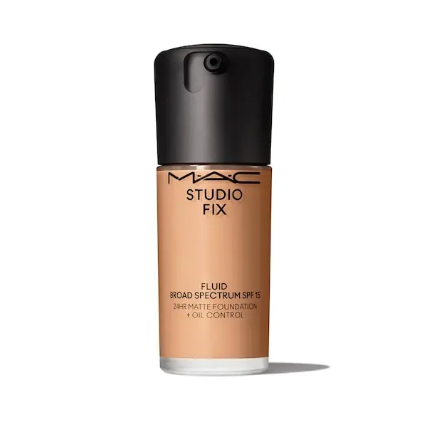 Image of MAC Studio Fix Fluid SPF 15 Foundation - NC43.5 - Soft-Matte Finish - 24hr Medium-To-Full Coverage - 30ml - MAC Cosmetics