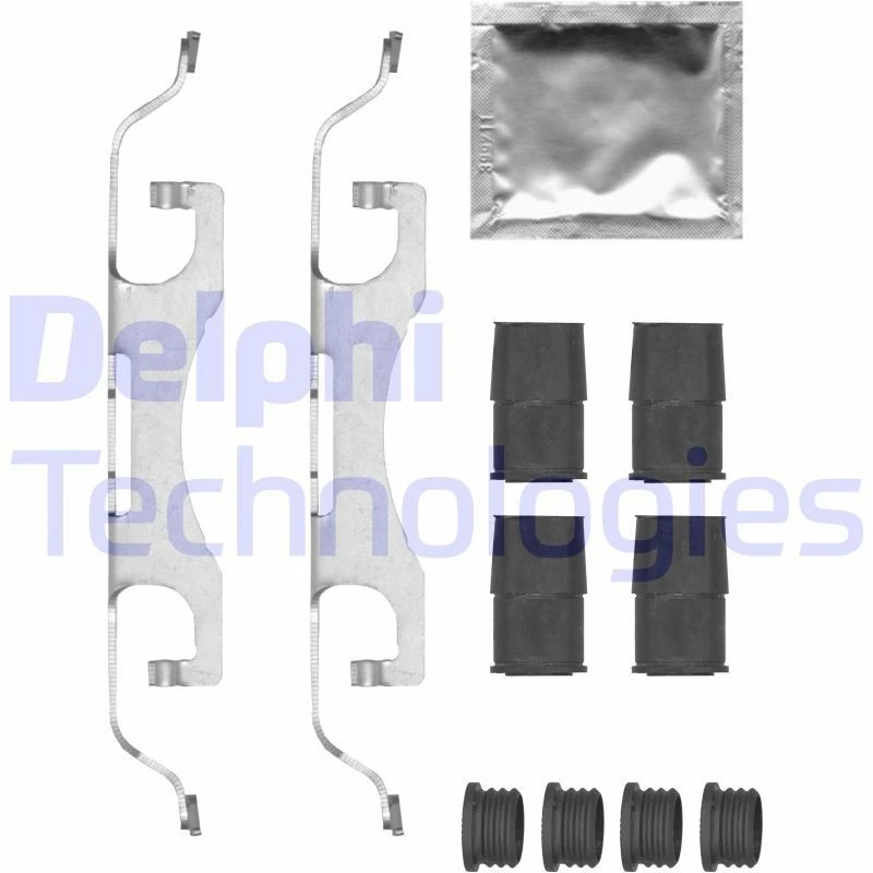 Image of DELPHI Brake pad fitting kit DELPHI LX0698