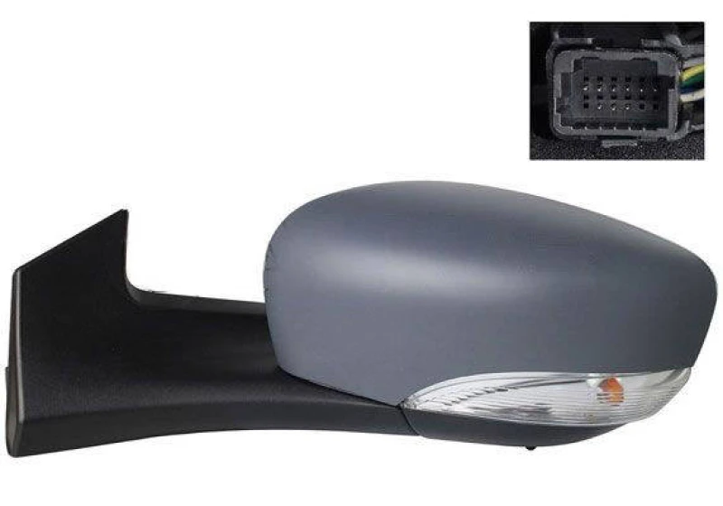 Image of ALKAR 6149178 Wing mirror Left, Electric, Aspherical, primed Outside Mirror (50)