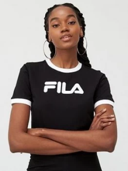 Fila Tionne Crop T-Shirt - Black