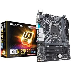 image of Gigabyte H310M S2P 2.0 Intel Socket LGA1151 H4 Motherboard