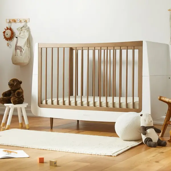 Image of SnuzKot Skandi Cot Bed 'Walnut'