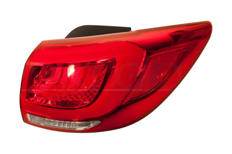 Image of PRASCO KI0244155 Rear light Outer section, without bulb holder, Right, LED Combination Rearlight (391)