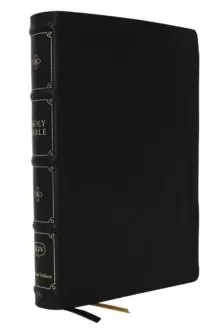 Image of KJV, Large Print Verse-by-Verse Reference Bible, Maclaren Series, Leathersoft, Black, Comfort Print : Holy Bible, King James Version