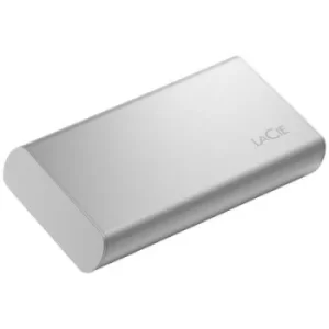 Image of LaCie Portable SSD 2 TB 2.5 external SSD hard drive USB-C Moon silver STKS2000400