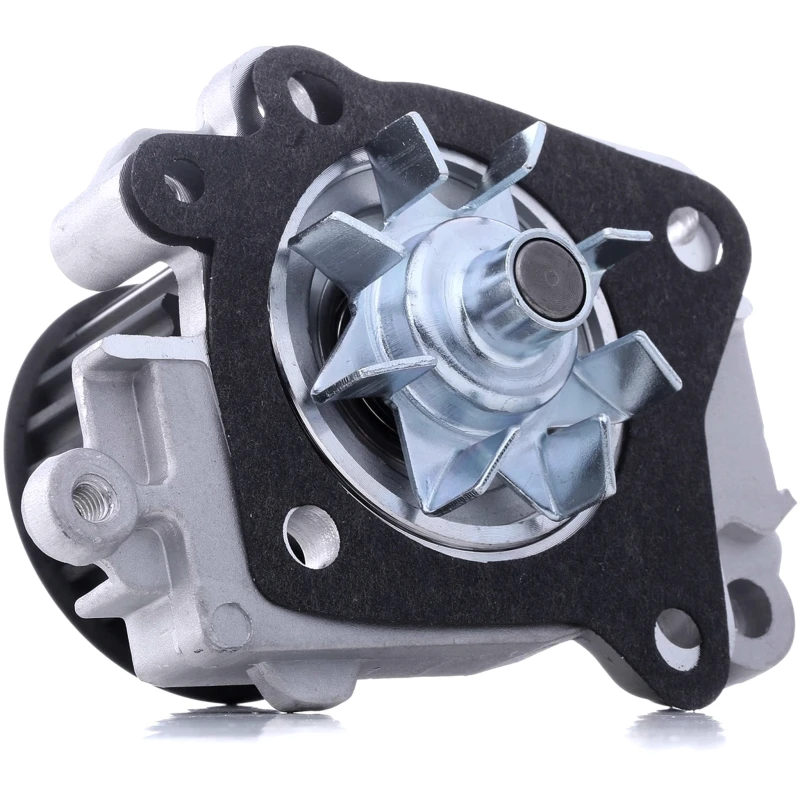 Image of STARK SKWP-0520093 Water pump Number of Teeth: 24, Cast Aluminium, without housing, with belt pulley, with gasket/seal Cast Aluminium Water Pump (1260