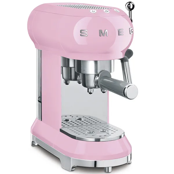 image of Smeg 50s Retro Style ECF01PKUK Espresso Coffee Maker