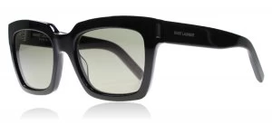 image of Yves Saint Laurent Bold 1 Sunglasses Black Smoke 002 54mm