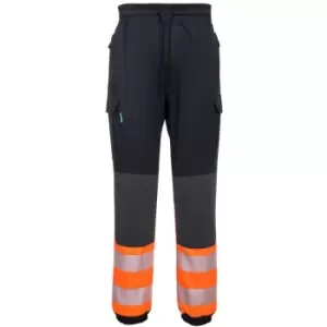 Image of KX341KORS - sz s KX3 Hi-Vis Flexi Trouser - Maroon - Maroon - Portwest