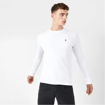 image of Jack Wills Sandleford Long Sleeve T-Shirt - White