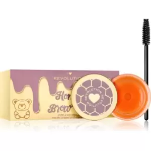 image of I Heart Revolution Honey Bear Brow Wax with Brush 15 g