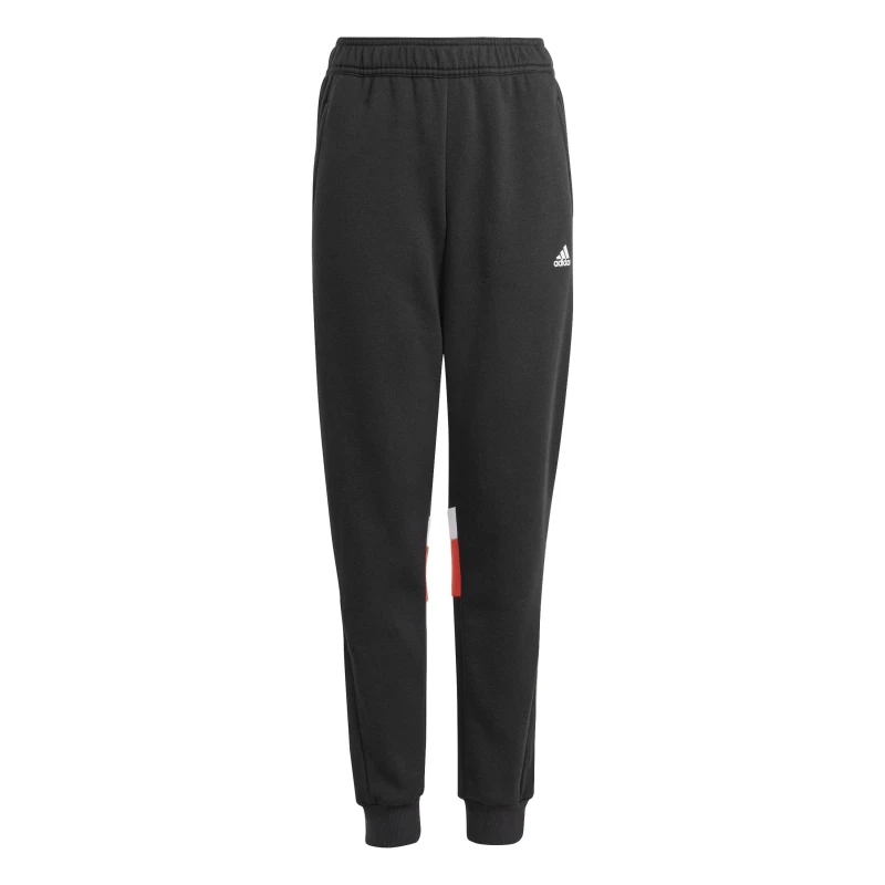 Image of adidas Unisex Kids Cargo Trousers Black/Red/White unisex 11-12 Years