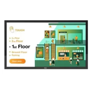 Image of NEC MultiSync M431 Digital signage flat panel 109.2cm (43") LCD 500 cd/m 4K Ultra HD Black Touchscreen