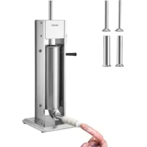 Image of VEVOR Sausage Filler Sausage Stuffer 11LBS/5L Capacity Homemade Sausage Maker Stainless Steel