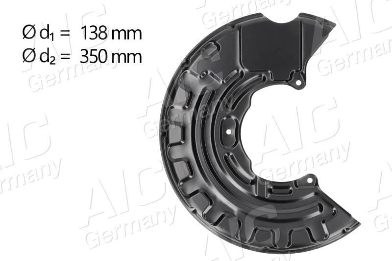 Image of Brake disc backing plate AIC 57839