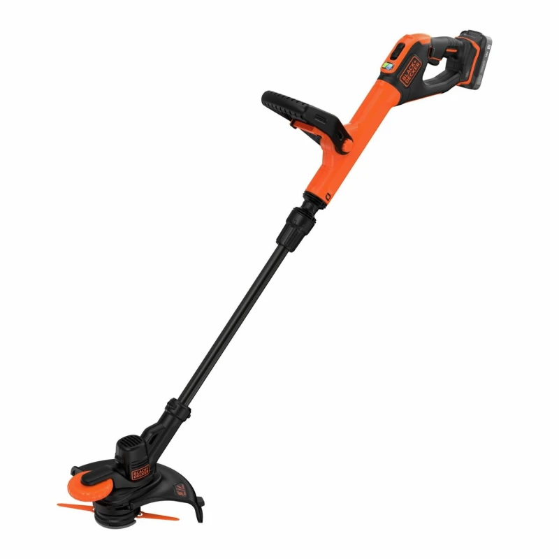 Image of Black and Decker BCSTR918 18v Cordless Resin Blade Grass Trimmer 280mm BCSTR918D1 Batteries: 1 x 2ah Li-ion