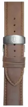 Image of Elliot Brown STR-L08 Mens 22mm Brown Leather Deployant Watch