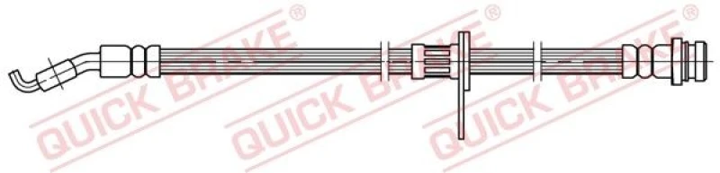 Image of QUICK BRAKE Brake hose QUICK BRAKE 50.877