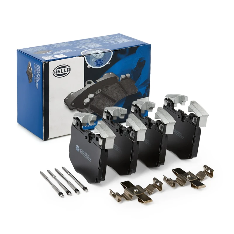 Image of HELLA Brake pad set HELLA 8DB 355 025-951