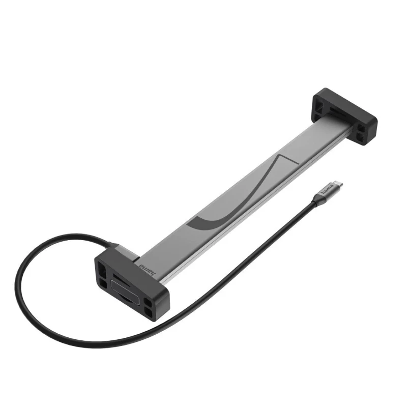 Image of Hama Hama 00200149 laptop dock/port replicator Docking Black, Grey 00200149