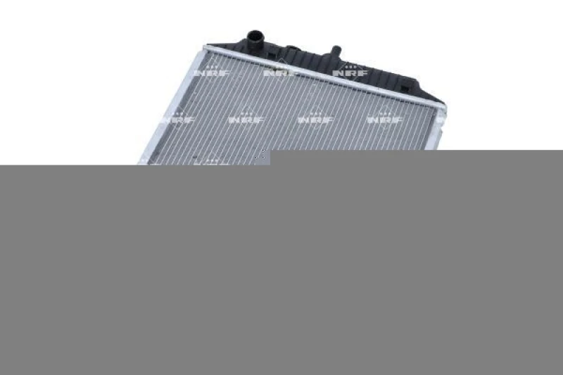 Image of NRF 504271 Engine radiator EASY FIT Brazed cooling fins, Aluminium, with mounting parts Aluminium Radiator,engine cooling (470)