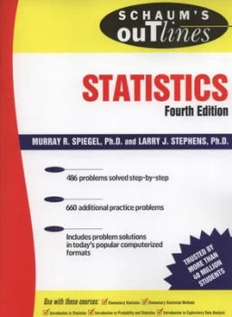 Image of Schaums Outline of Theory and Problems of Statistics by Murray R Spiegel Paperback
