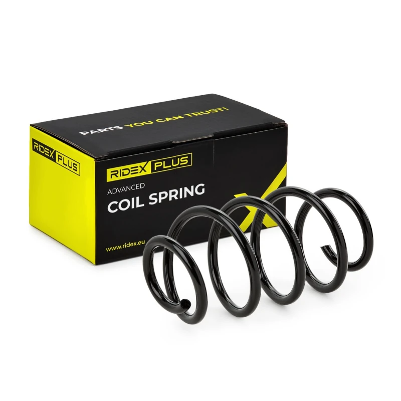 Image of RIDEX PLUS 188C1103P Coil spring Front Axle, for vehicles without heavy duty suspension Coil Spring (188)