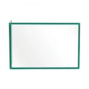 image of Bi-Office Maya Duo Acrylic Board with Green Frame 900 x 600 mm mm + 450 x 600 mm Pack of 2