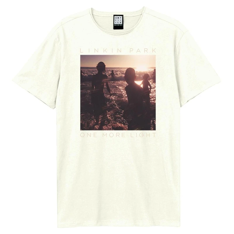 Image of Amplified Mens One More Light Linkin Park T-Shirt in White Size: Medium White Male M