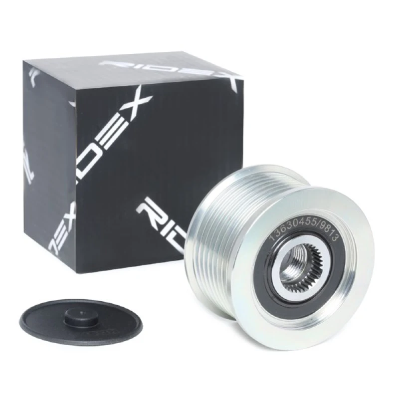 Image of Alternator clutch pulley RIDEX 1390F0019