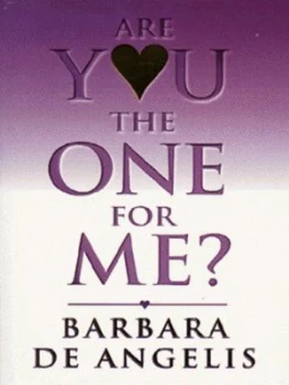 Image of Are You the One for Me by Barbara De Angelis Paperback