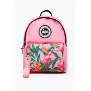 Rainforest Flamingo Mini Backpack (One Size) (Pink/Green/Black) - Pink/Green/Black - Hype