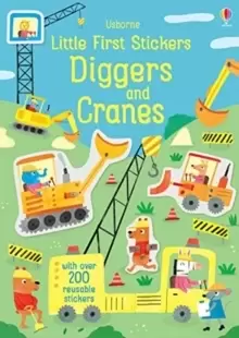 Image of Little First Stickers Diggers and Cranes