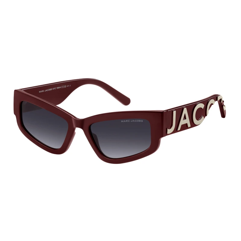 Image of Marc Jacobs Marc Cat Eye Burgundy Beige female 55 cm